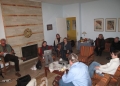 Shari Stocker presenting Corinthian in the Countryside:  Distribution of Archaic Ceramics in the Chora of Apollonia