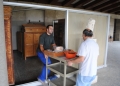 Arranging the first floor of the Stoa of Attalos.