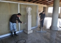 Cleaning modern bases.
