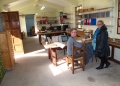 Paul Iverson and Nikol Anastassatou in the newly renovated workroom.