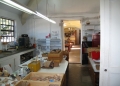 Mending area in the Ancient Corinth Museum.
