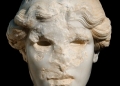 Acrolithic marble cult statue from the Sanctuary of Demeter and Kore.