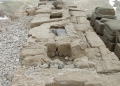 Regular member Sarah Miller and stelai bases on the west terrace at Nemrud Dag