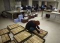 The scanning operation in the Gennadius Library basement