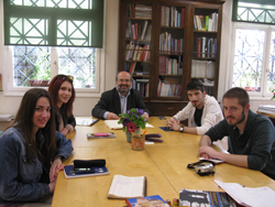 Students from Athens University Conducting Archival Research at ASCSA