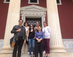 Graduate Students of  the Athens, Patras, and Aegean Universities at the ASCSA
