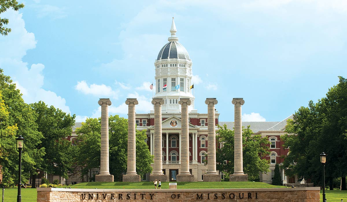 University of Missouri Quad Columns