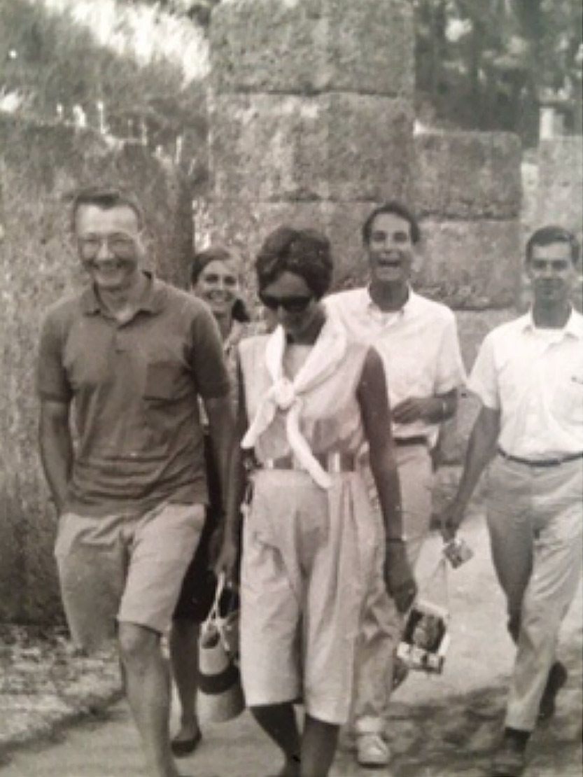 Alan and Julie Boegehold on an American School summer trip.