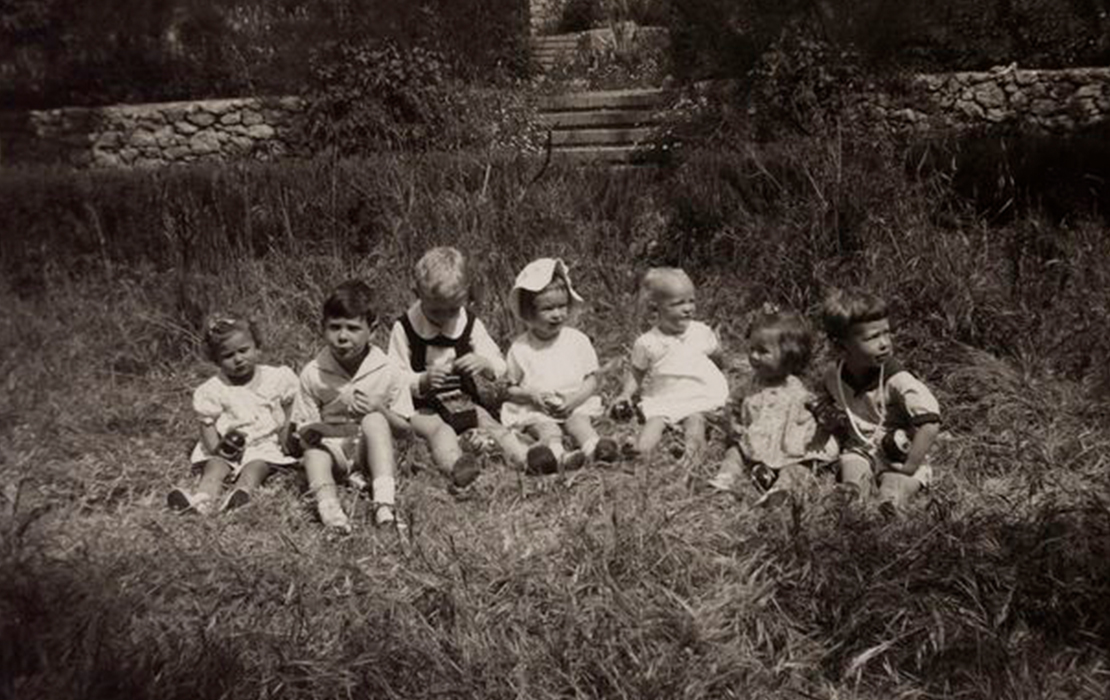 Sterling Dow's Children with Others in Athens