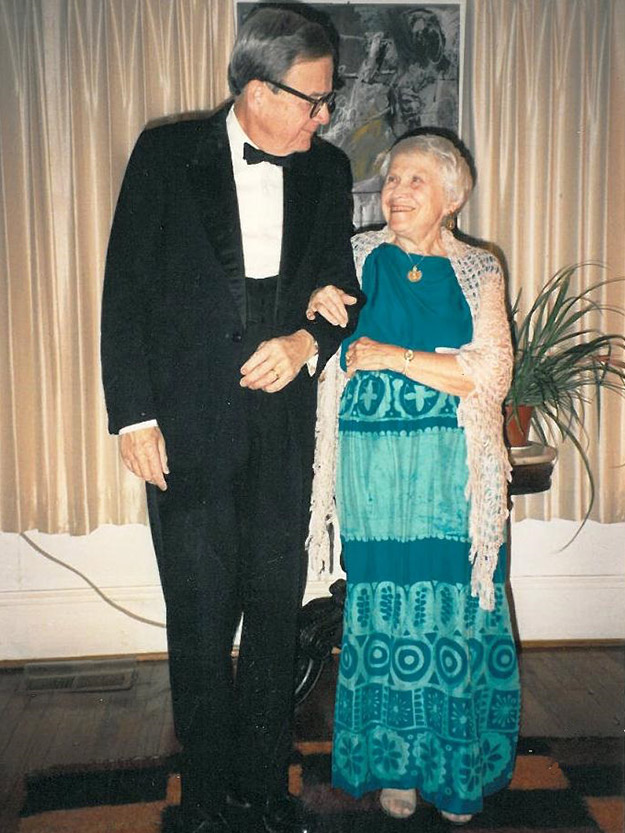 The Immerwahrs at the Ackland Art Museum, 1990