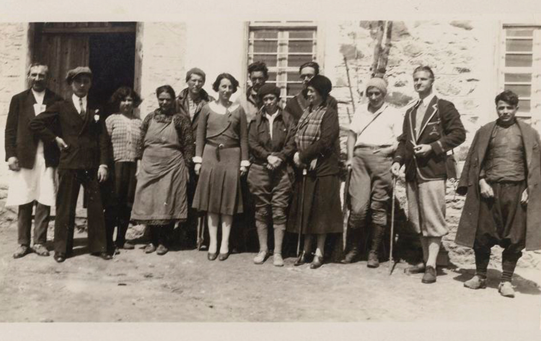 J. Walter Graham with the 1931 Olynthus Excavations Staff