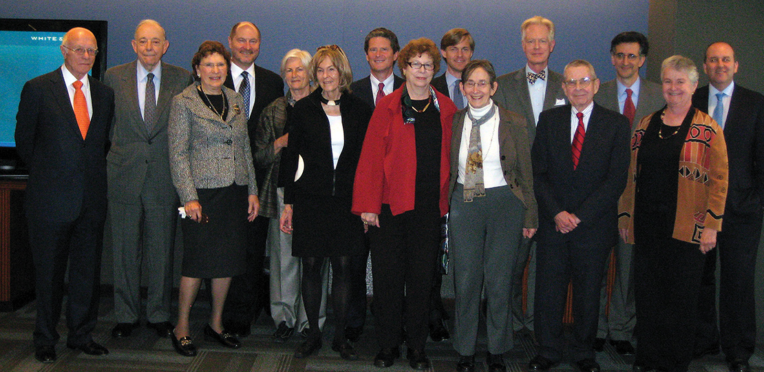 James McCredie with Trustees