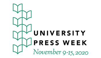 University Press Week November 9–15, 2020 with logo of stacked books