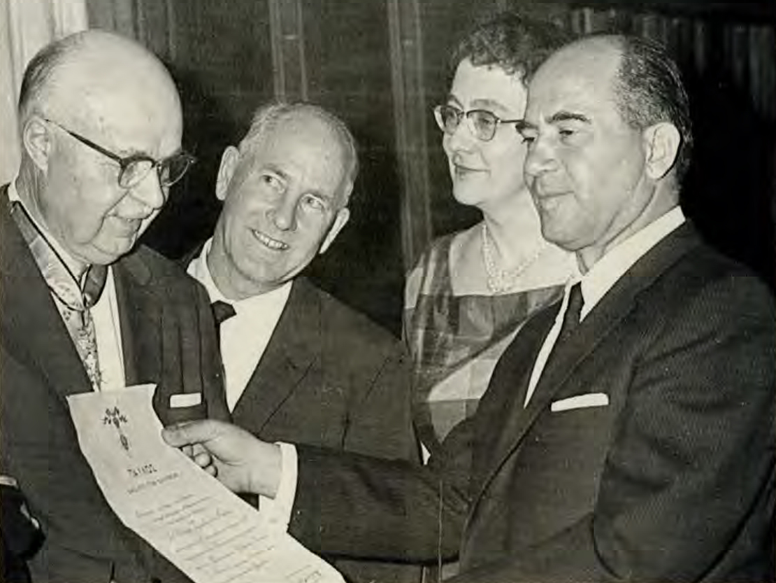 Oscar Broneer Commander Appointment in 1962