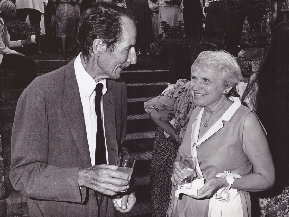Sara Immerwahr with Eugene Vanderpool, 1981