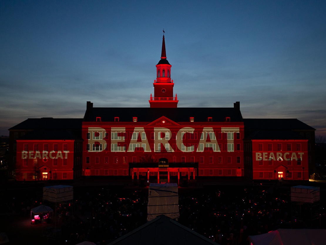 University of Cincinnati Light Show