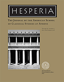 Hesperia 85.3 Now Online!