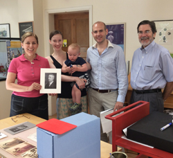 Descendants of the Capps Family Visit the ASCSA