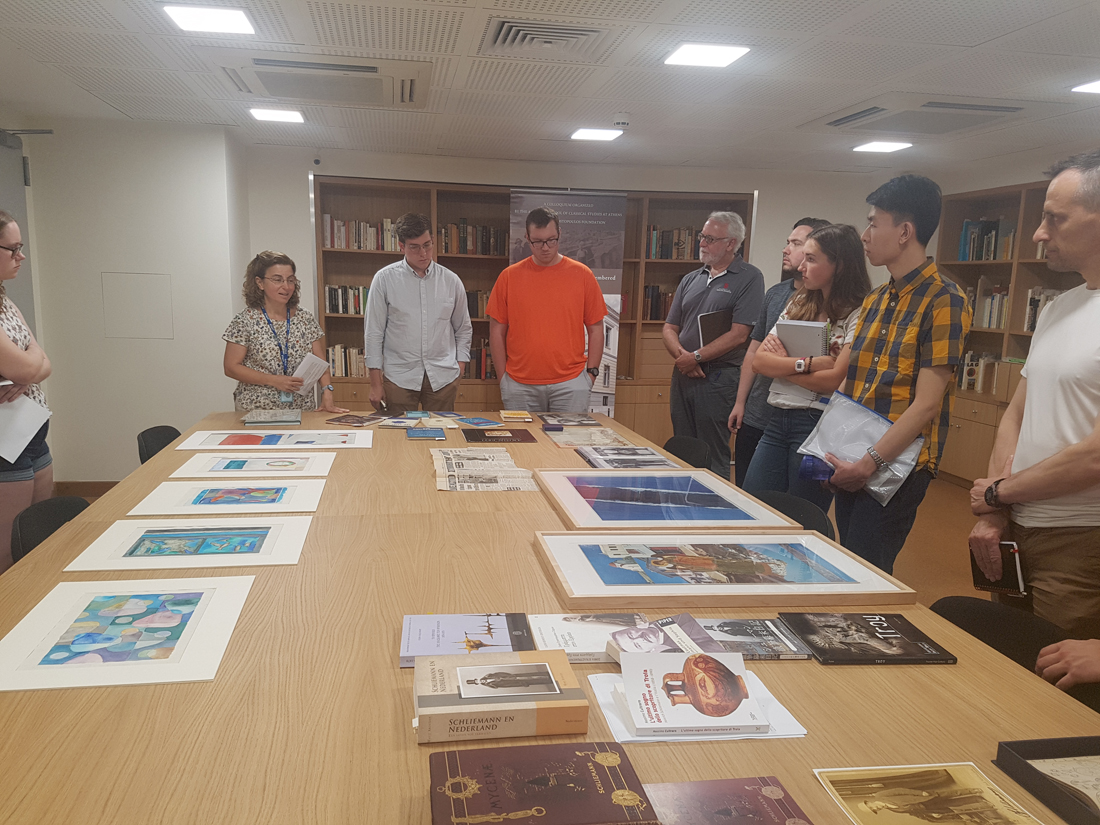 Clayton Lehmann’s Summer Seminar Reads Elytis and Seferis in the School’s Archives