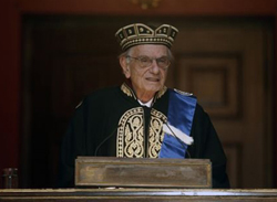 Author Vassilis Vassilikos receives honorary doctorate from the University of Athens