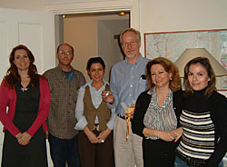 Farewell party for Blegen Librarian