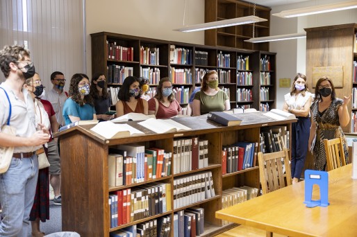 ASCSA Students back in the library