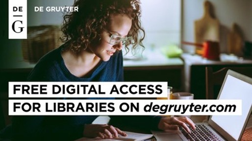 Free Digital Access for Libraries on degruyter.com