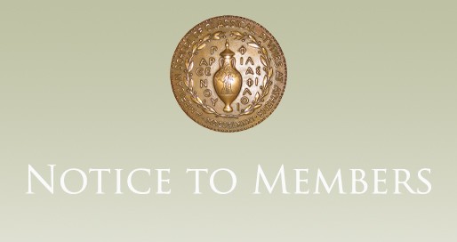 Notice to Members